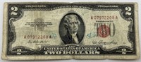 1953 Red Seal 2 Dollar