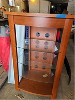 Cabinet with glass shelves