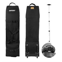 DAFISKY Golf Travel Bag for Airlines with Wheels -