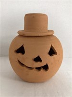 Hewell's Pottery Jack-O-Lantern