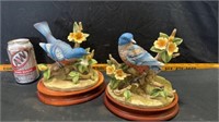 Bluebird statues