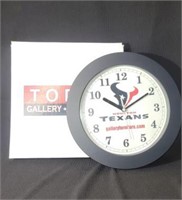 Gallery Furniture Texans Clock