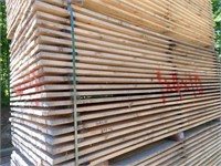 Qty Of (264) 1 In. x 4 In. x 10 Ft Rough Cut Pine