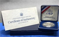 1987-S Proof Silver Dollar, US Constitution Comm.