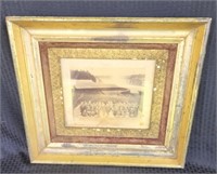 Antique "Niagara Falls" Framed Photograph