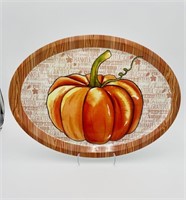 Pumpkin Thanksgiving Platter