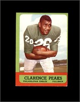 1963 Topps #113 Clarence Peaks SP EX to EX-MT+