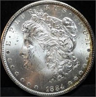 1884-CC Morgan Silver Dollar Gem BU Carson City