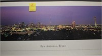 Framed San Antonio Panoramic Sky View