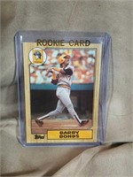 Mint 1987 Topps Barry Bonds Rookie Baseball Card