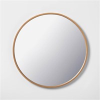 30" Round Framed Mirror  - Hearth & Hand? with
