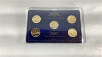2007 State quarter collection, gold plated