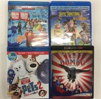 4 Blu-Ray Movies