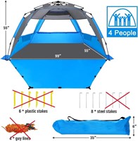 WhiteFang XL Beach Tent for 3-4