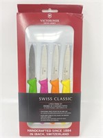 New Victorinox 4-Piece Set of 3.25 Inch Swiss