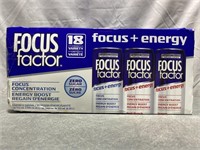 Focus Factor Energy Drink 18 Pack (Missing 3, BB
