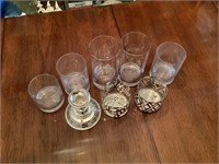 Assorted candle holders