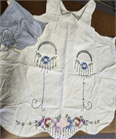 Apron, Antique full cover with hand work
