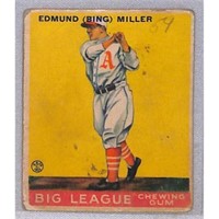 1933 Goudey Bing Miller