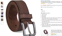 Timberland Men's Belts DARK - Dark Brown