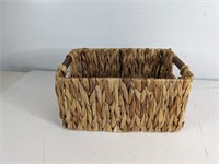 Water Hyacinth Wicker Storage Basket