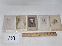 Cabinet cards of women