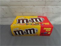 Box of (24) Full Size Peanut M&M's