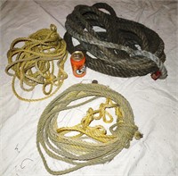 3 cordes et câbles en nylon de 45 pieds chacun