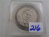 Stephen Mather 50th Ann. Medal Appears Silver