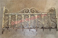 Antique Cast Iron Single Fence Panel
