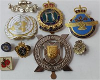 Vintage Military Badges / Pins