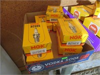 spark plugs, BZ9ES, 6 & 1/2 boxes, approx 68