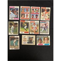 (11) 1974 Topps Baseball Stars