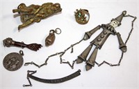 Figural Pieces and Cast Metal Charms