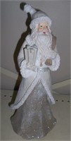 Sparkly Santa Resin Statue