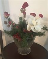 Glass Bowl Based Floral Arrangement