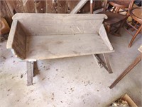 Antique wagon seat one mount is not attached