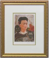 SELF PORTRAIT W ANIMALS GICLEE BY FRIDA KAHLO