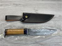 LOUIS MARTIN CUSTOM KNIVES FIXED BLADE W SHEATH