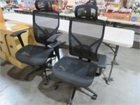 (2X) LIKE NEW MESH ROLLING OFFICE CHAIRS