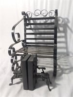 Decorative Chair with Chair Bookends