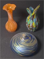 Early Art Glass-various styles and colors
