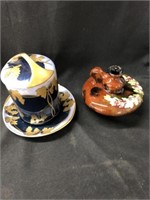 Pottery Vase & Rosenthal Canister