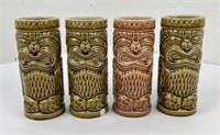 Group of Vintage Tiki Mugs