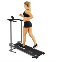 Sunny Health & Fitness Foldable Manual Treadmill,