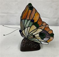 Stain  Glass Butterfly Lamp