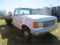 1987 Ford F350 S/A Flatbed Truck