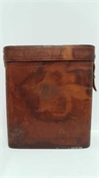 VINTAGE 3-SECTION LEATHER CASE