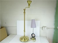 Table Top Lamp and Adjustable Floor Lamp
