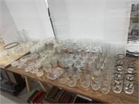 Clear glassware items
